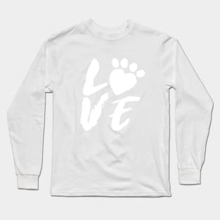 I love Pets! Dog Lover and Cat Lover Love Shirt & Gift Long Sleeve T-Shirt
